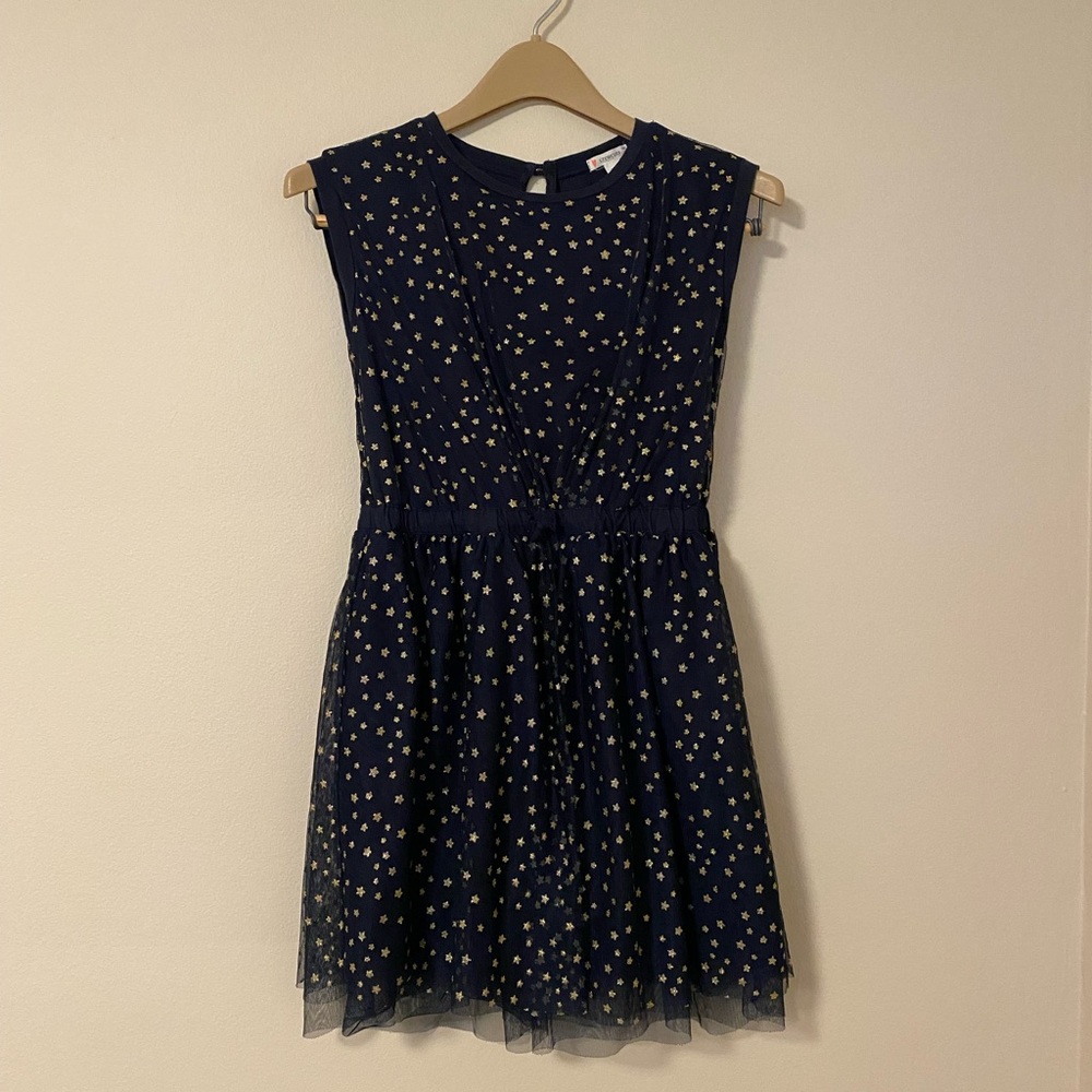 Crewcuts navy star dress